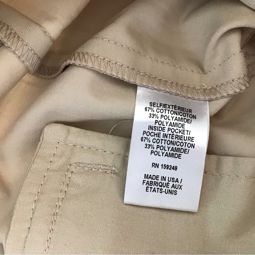 TWP Wide Leg Pants Light Khaki Pleat Front Green Street Size 10 - Picture 8 of 10